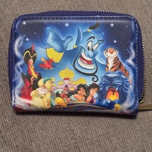 Loungefly: Disney - Aladdin 30th Anniversary Zip Around Wallet NWOT